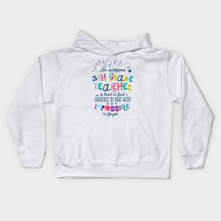 An Awesome 5th Grade Teacher Gift Idea - Impossible to forget Kids Hoodie